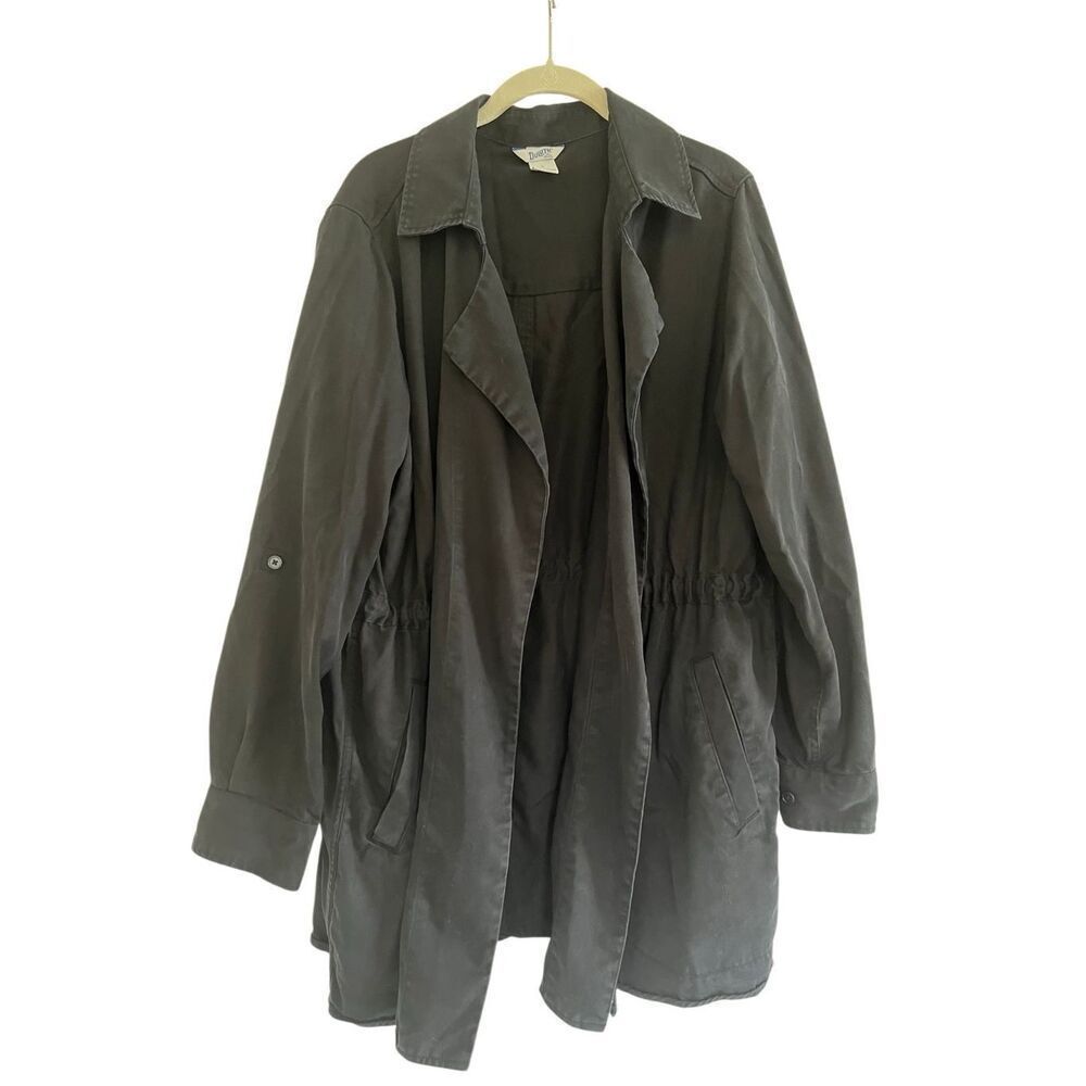 Duluth Trading Company Black Tencel Anorak - L